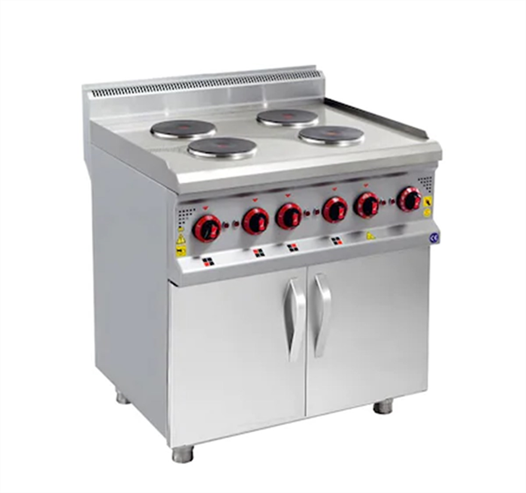 CSA Karacasan 80 Cm Elektrikli 4 Lü Dolaplı Ocak