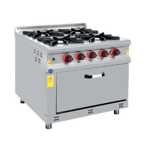 CSA Karacasan 80x80 Cm 4+1 Doğalgazlı Kuzine Ocak