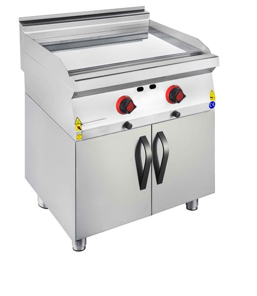 CSA Karacasan 900 Seri 80 cm Dolaplı Tüplü Düz Pleyt Izgara(80x90x85Cm)