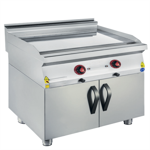 CSA Karacasan 900 Seri 80 cm Dolaplı Tüplü Düz Pleyt Izgara(80x90x85Cm)