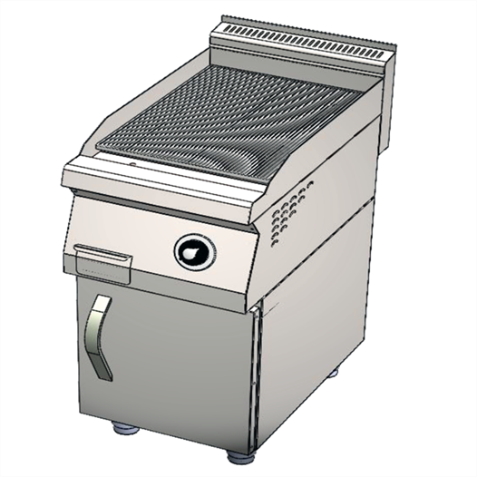 CSA Karacasan 900 Seri Dolaplı 40 cm Doğalgazlı Tam Kanallı Izga (40x90x85Cm)