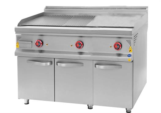 CSA Karacasan 900 Seri Dolaplı 120 cm Elektrikli Yarı Kanallı Izgara 120x90x85Cm