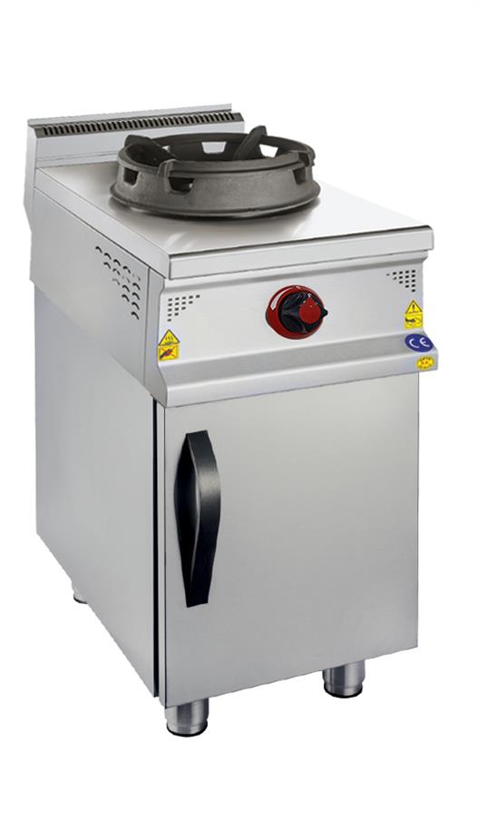 CSA Karacasan 900 Seri Dolaplı Tekli Tüplü Wok Ocak