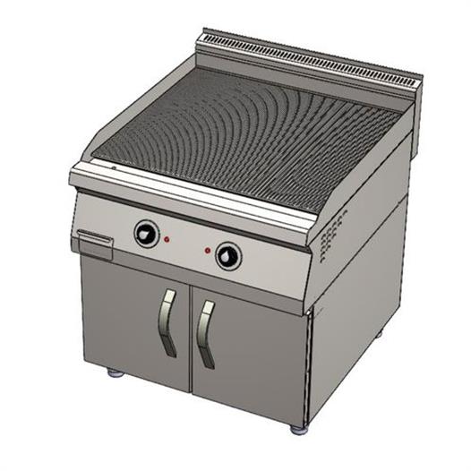 CSA Karacasan 900 Seri Dolaplı 80 cm Elektrikli Tam Kanallı Izgara(80x90x85Cm)