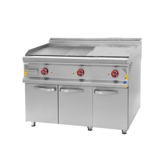 CSA Karacasan 900 Seri Dolaplı 120 cm Elektrikli Yarı Kanallı Izgara 120x90x85Cm