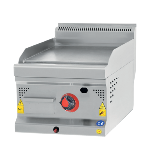 CSA Karacasan 900 Seri Set Üstü 40 cm Elektrikli Düz Pleyt Izgara 40x90x85Cm