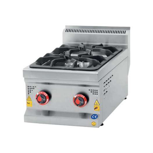 CSA Karacasan 900 Seri Set Üstü 40 cm 2 Gözlü Doğalgazlı Ocak