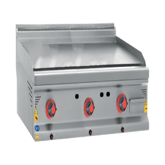 CSA Karacasan 900 Seri Set Üstü 120 cm Doğalgazlı Düz Pleyt Izgara 120x90x85Cm