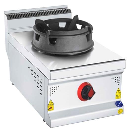 CSA Karacasan 900 Seri Set Üstü 40 cm Tek Gözlü Tüplü Wok Ocak