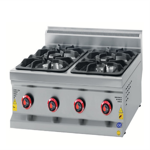 CSA Karacasan 900 Seri Set Üstü 80 cm 4 Gözlü Tüplü Ocak