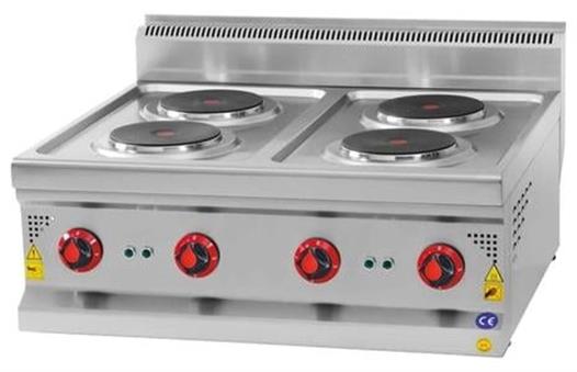 CSA Karacasan 900 Seri Set Üstü 80 cm 4 Gözlü Elektrikli Ocak