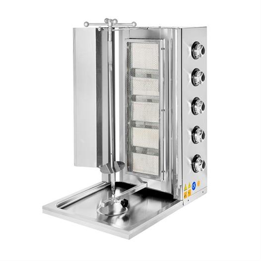 CSA Karacasan Doğalgazlı 5 Radyanlı Döner Ocağı Makinesi