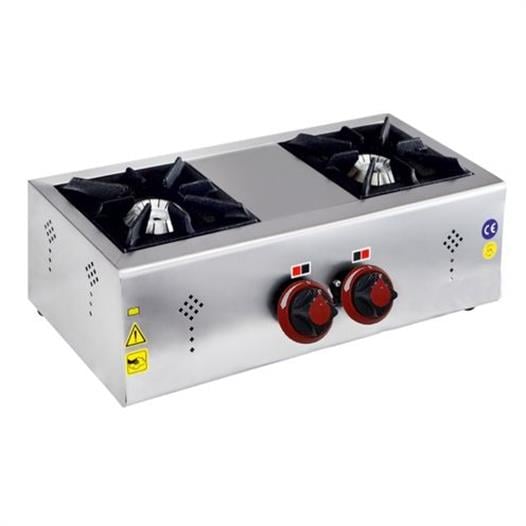 CSA Karacasan Doğalgazlı Çiftli 2 Gözlü Mini Set Üstü Ocak