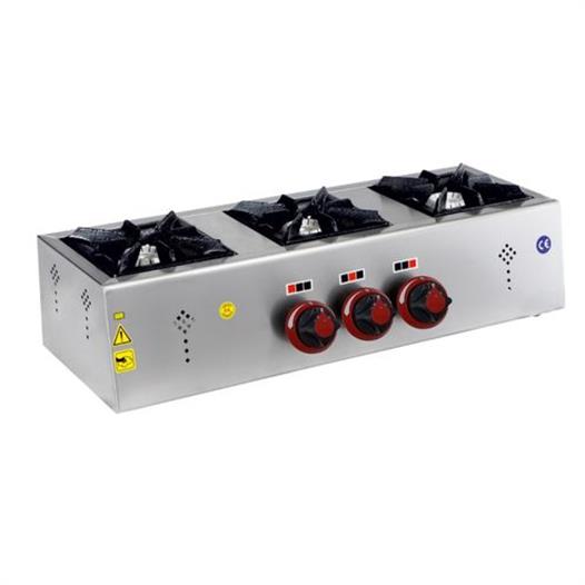 CSA Karacasan Doğalgazlı Üçlü 3 Gözlü Mini Set Üstü Ocak