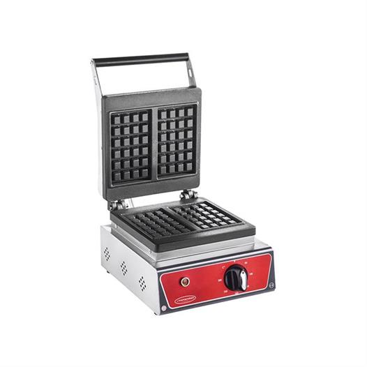 CSA Karacasan Elektrikli Döküm Kare Waffle Makinesi 2 Li