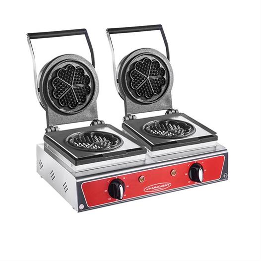 CSA Karacasan Elektrikli Döküm Papatya Waffle Makinesi