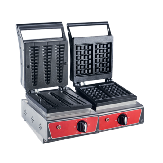 CSA Karacasan Elektrikli Kare + Çubuk Waffle Makinesi