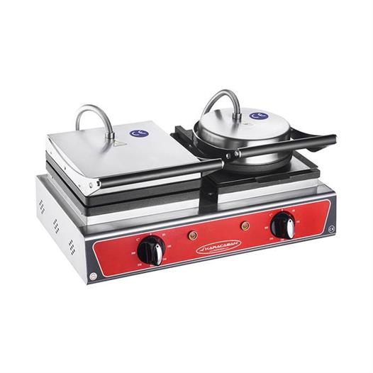 CSA Karacasan Elektrikli Papatya + Çubuk Waffle Makinesi