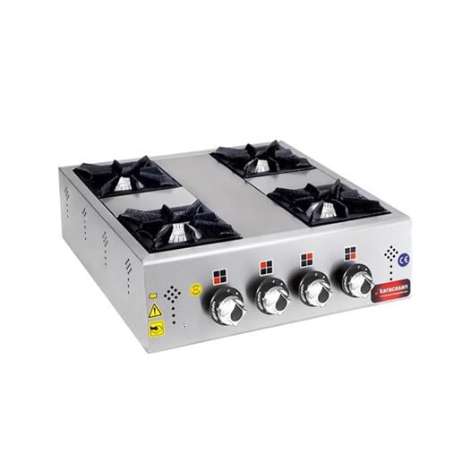 CSA Karacasan Tüplü Dörtlü 4 Gözlü Mini Set Üstü Ocak