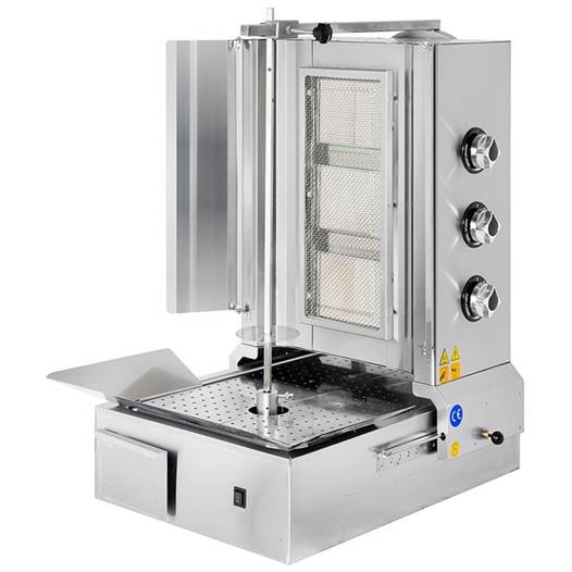 CSA Karacasan  Tüplü 3 Radyanlı Alttan Motorlu Döner Ocağı Makinesi