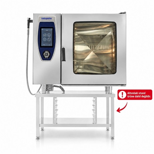 Öztiryakiler Doğalgazlı Konveksiyonlu Kombi Fırın GN 2/1 - 10 Tepsi 380V