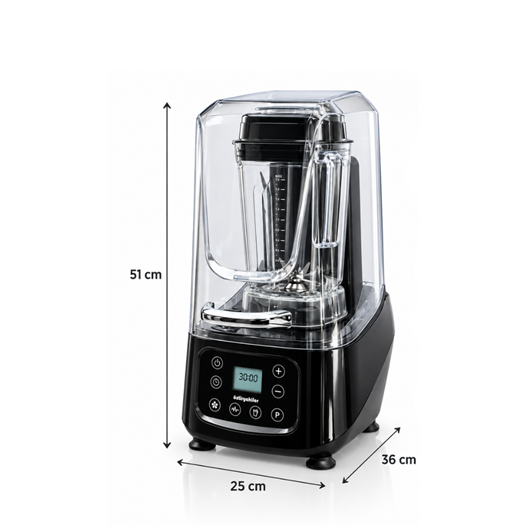 Öztiryakiler CB699-D Gürültü Önleyici Bar Blender 2 Litre | Profesyonel Blender