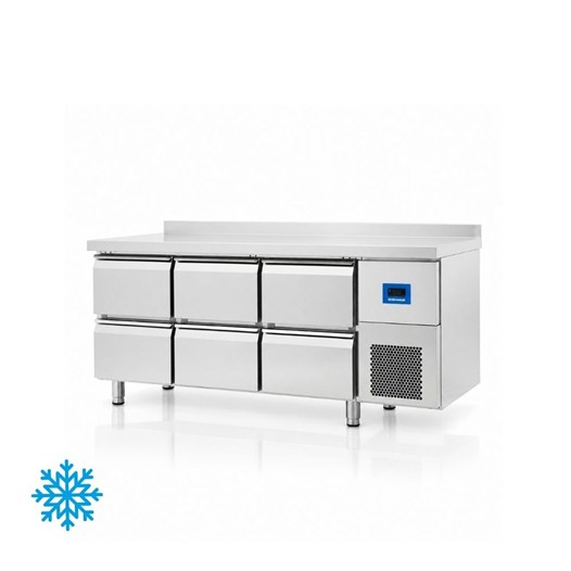 Öztiryakiler TAG 370 LMV 6 Çekmece Tezgah Tip Derin Dondurucu 457 Litre 430 Çelik