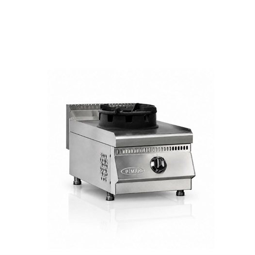 PimakPimak 700 Seri Set Üstü Tekli Doğalgazlı Wok Ocak70SMX-W