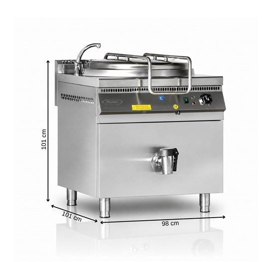 Pimak 900 Seri Elektrikli Kaynatma Kazanı 250 Litre 380V