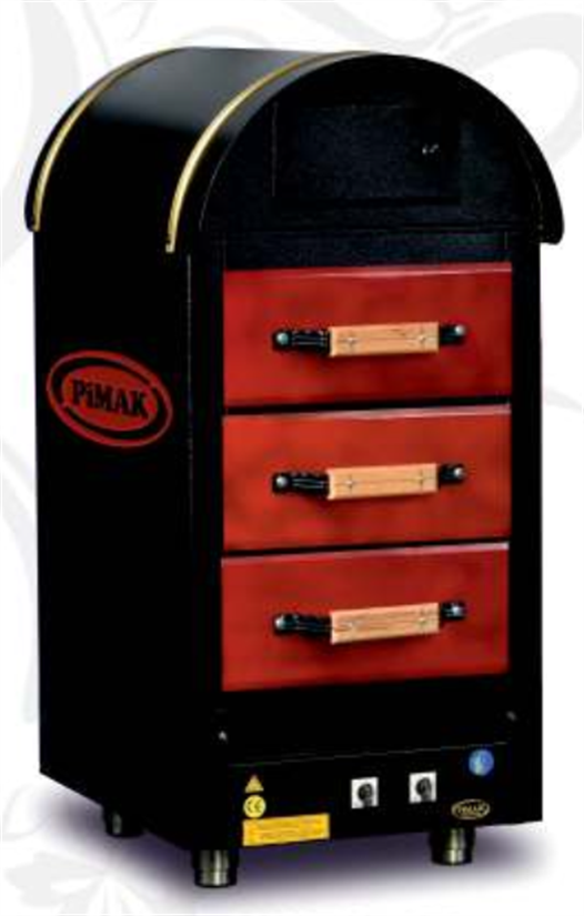 Pimak Doğalgazlı Kumpir Fırını 3 Çekmeceli