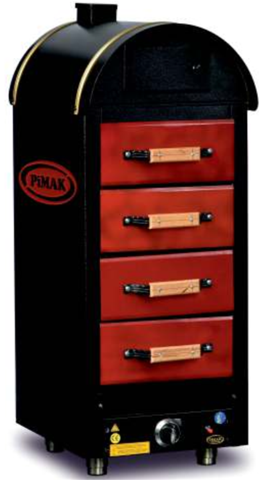 Pimak Doğalgazlı Kumpir Fırını 4 Çekmeceli