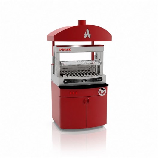 PimakPimak Elektrikli Asansörlü Izgara 11 + 1 Şiş 108 x 106 x 215 (cm)KMR-IZGR.SI