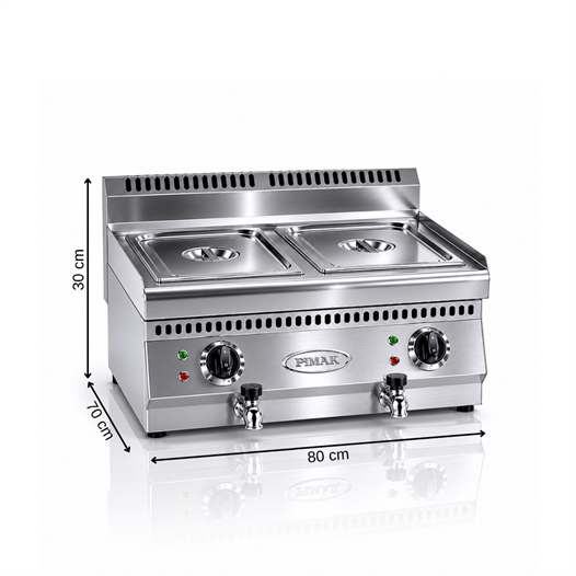 Pimak Elektrikli Baın Marıe 700 Seri 80X70X30 CM