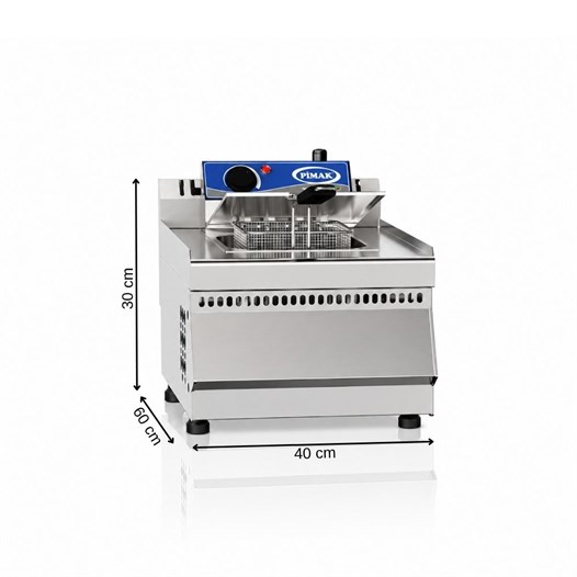 Pimak Elektrikli Ekonomik Model Fritöz 10 LT 40 x 60 x 30 (cm)