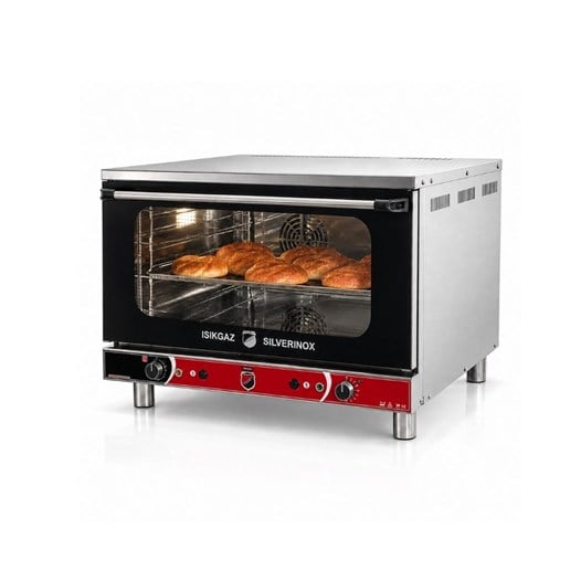 Silverinox Elektrikli Patiseri Fırın 33x46 Cm - 4 Tepsi 220V