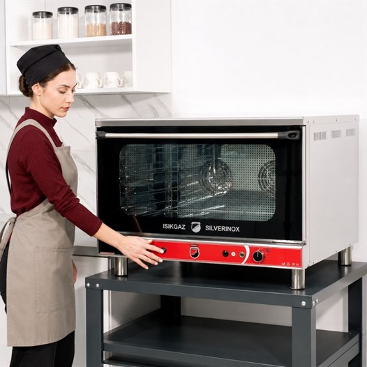 Silverinox Elektrikli Patiseri Fırın 40X60 Cm - 4 Tepsi 380V