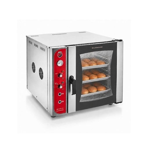 Silverinox Elektrikli Patiseri Fırın 40X60 Cm - 6 Tepsi 380V