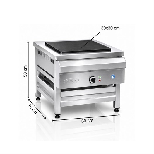 Pimak Elektrikli Yer Ocağı 600 Snack Seri 60 x 70 x 50 (cm)