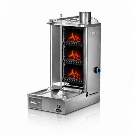 Pimak Kömürlü Döner Makinesi 3 Radyan Motorlu