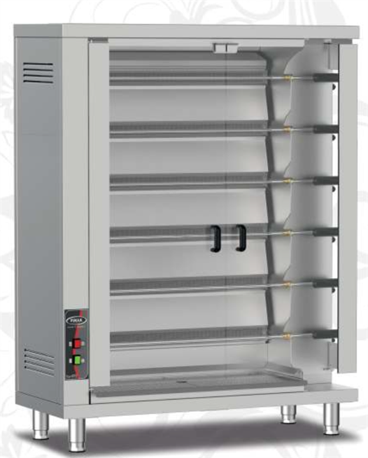Pimak Radyanlı Piliç Çevirme Makinesi Doğalgazlı 36 Piliç