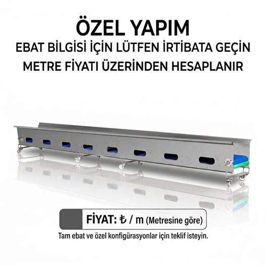 Pimak Robot Döner Konveyör Ekipmanları (Metre Fiyatı)