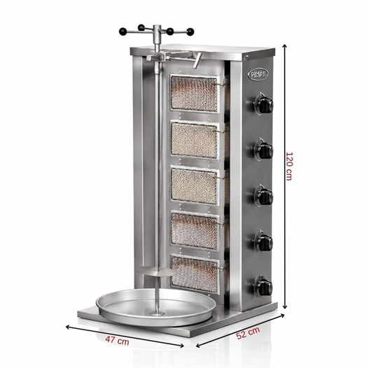 Pimak Tüplü Döner Makinesi 5 Radyan