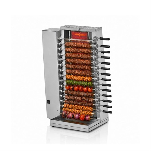 Pimak Tüplü Dönerli Kebap Makinası 4 Radyan