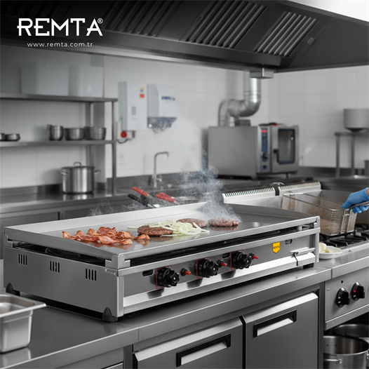 Remta 120 cm Pleyt Izgara Doğalgazlı CE