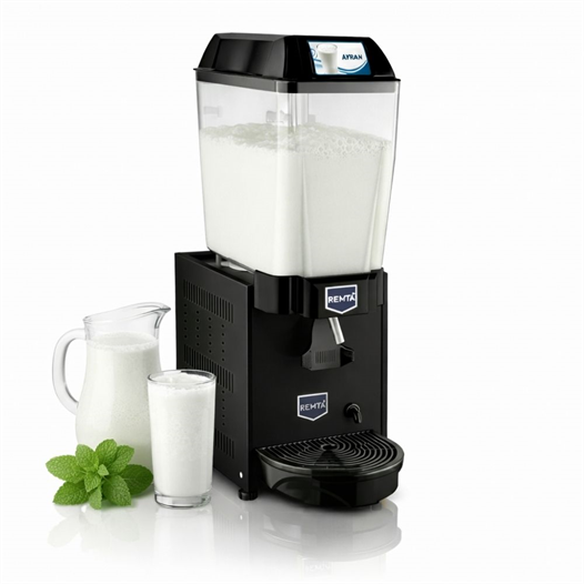 Remta 20 Litre Tekli Ayran Soğutucu Siyah - ST11