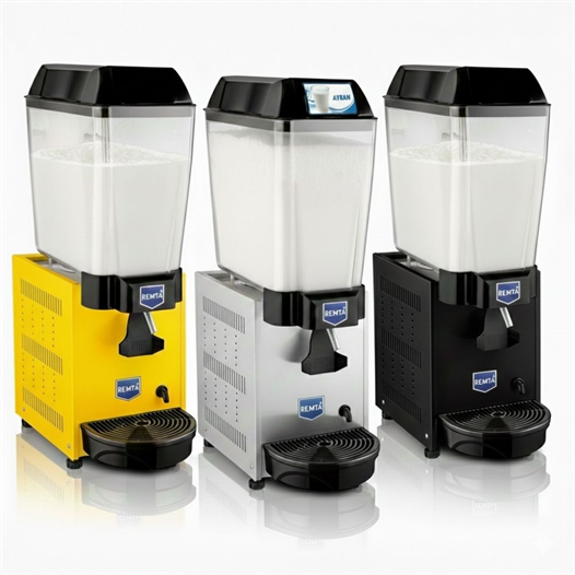 Remta 20 Litre Tekli Ayran Soğutucu Siyah - ST11