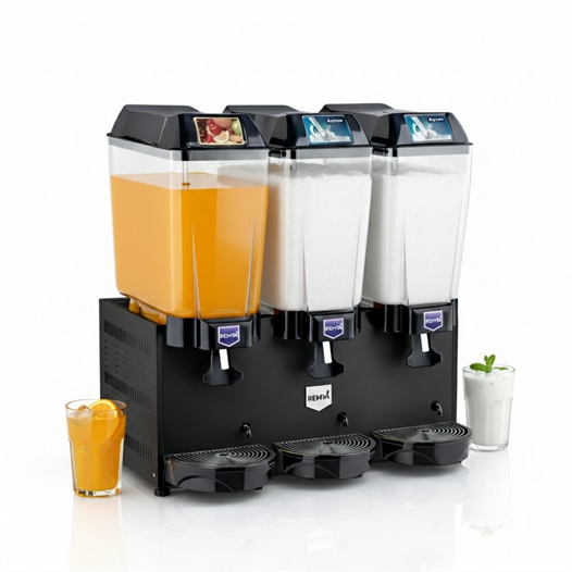 Remta 20+20+20 Litre Şerbet + Ayran + Ayran Soğutucu Siyah - ST19