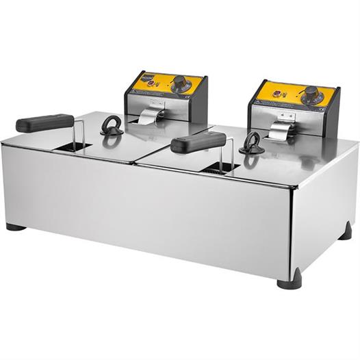 Remta 8+8 lt Çiftli Elektrikli Fritöz