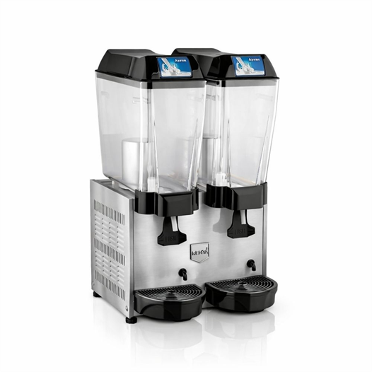 Remta 20+20 Litre Çiftli Karıştırıcılı Ayran Soğutucu Gri - ST14