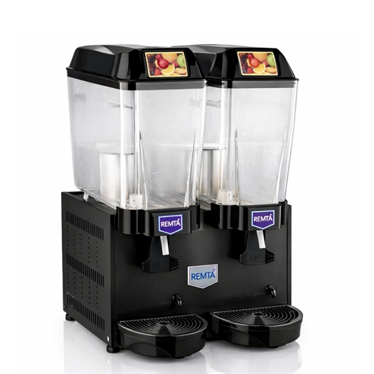 Remta 20+20 Litre Çiftli Şerbet Soğutucu Siyah - ST12